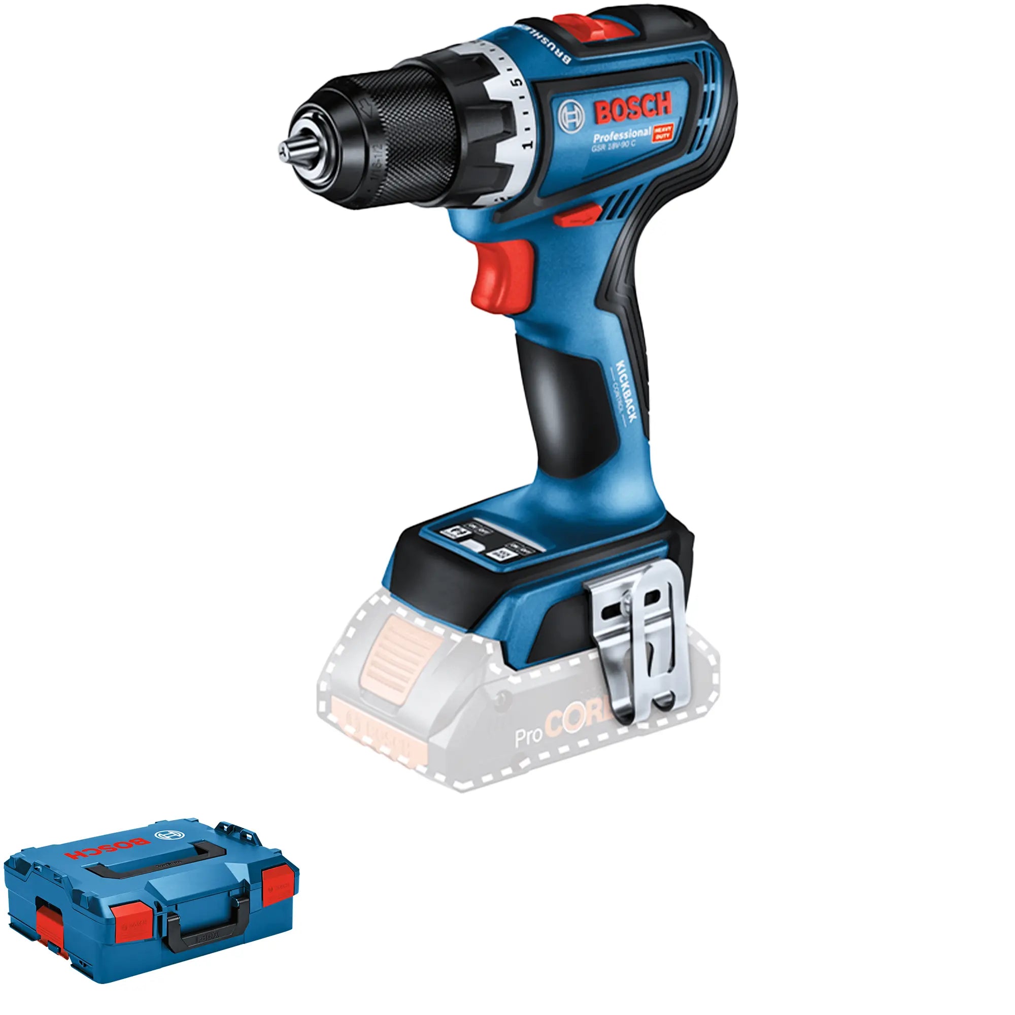 Trapano Avvitatore Bosch GSR 18V-90 C