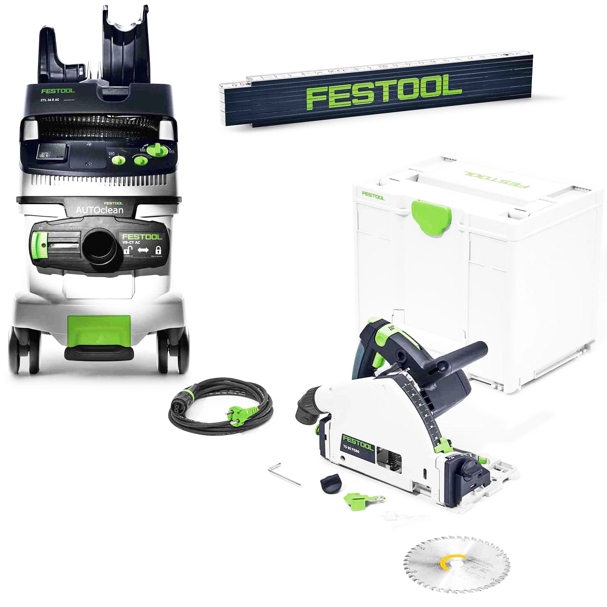 Festool CTL36+TS55 Electrouttenses set