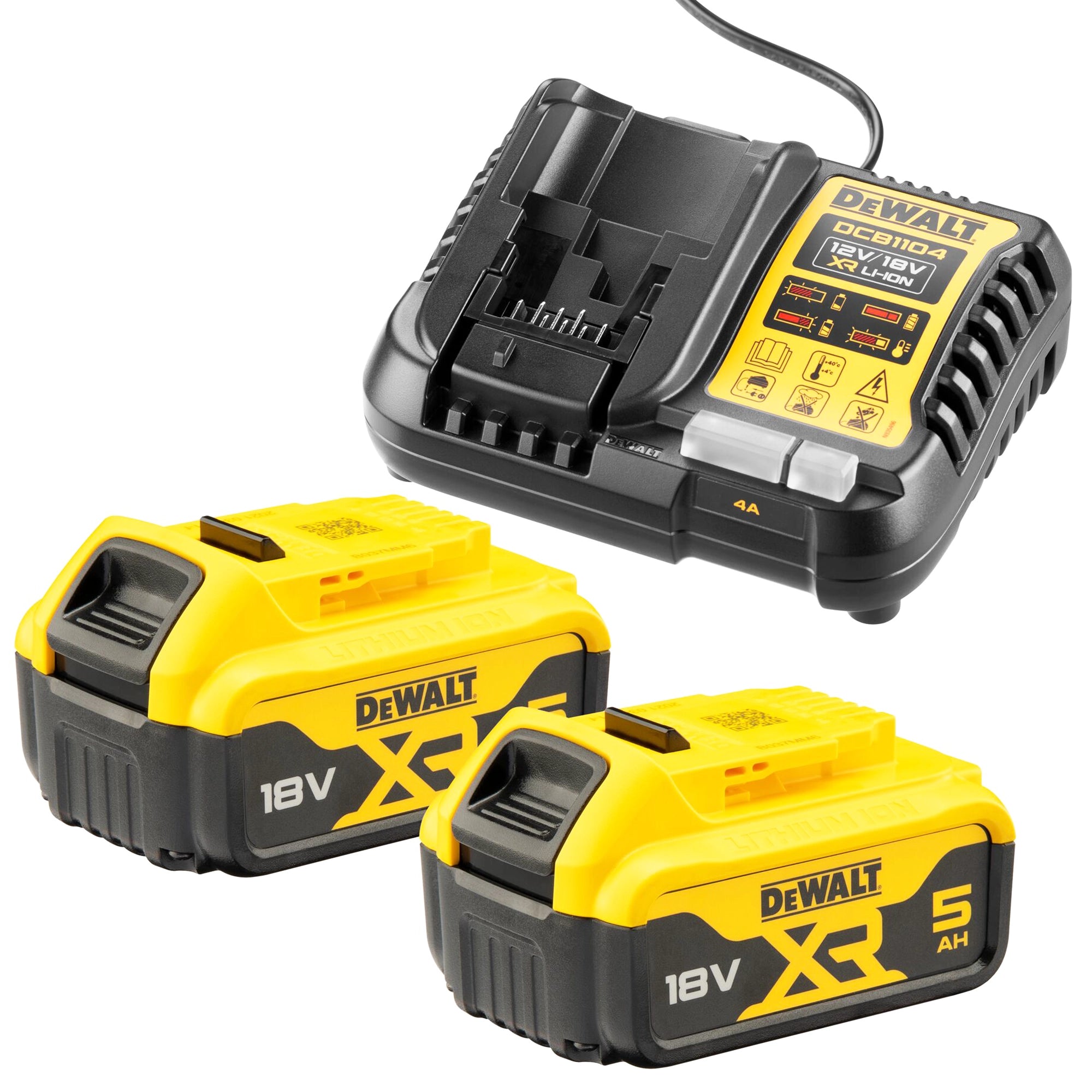 Kit Energy Dewalt DCB1104-P2 18V 5Ah