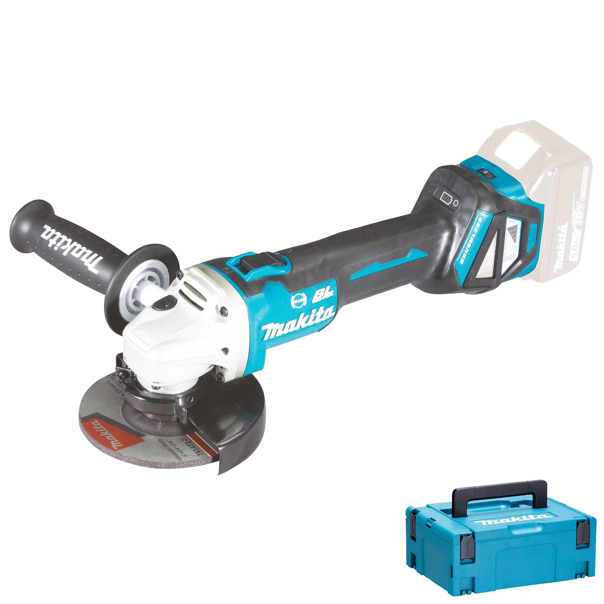 Smerigliatrice Makita DGA513ZJ 18V