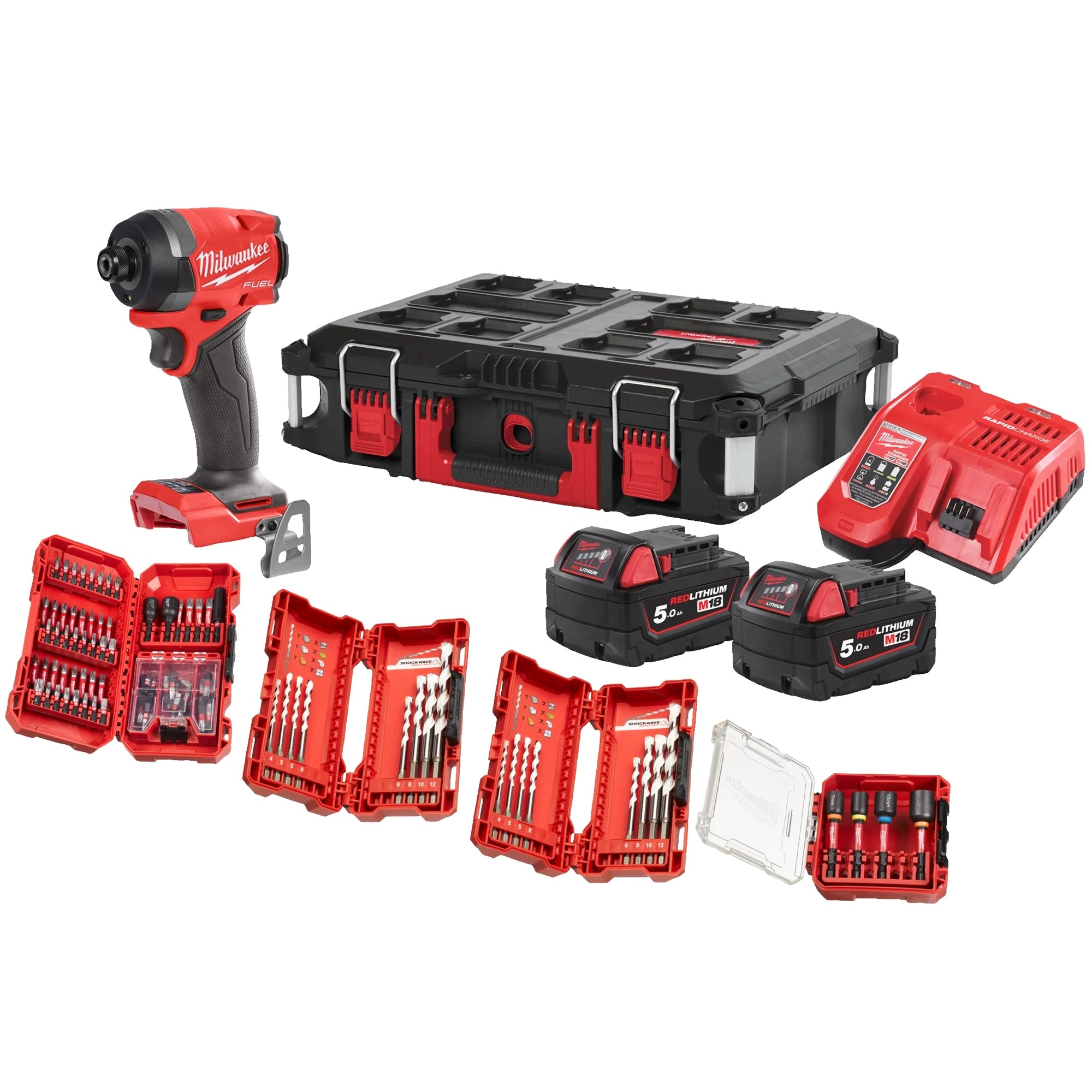 Avvitatore ad Impulsi Milwaukee M18 FID3100P-502P