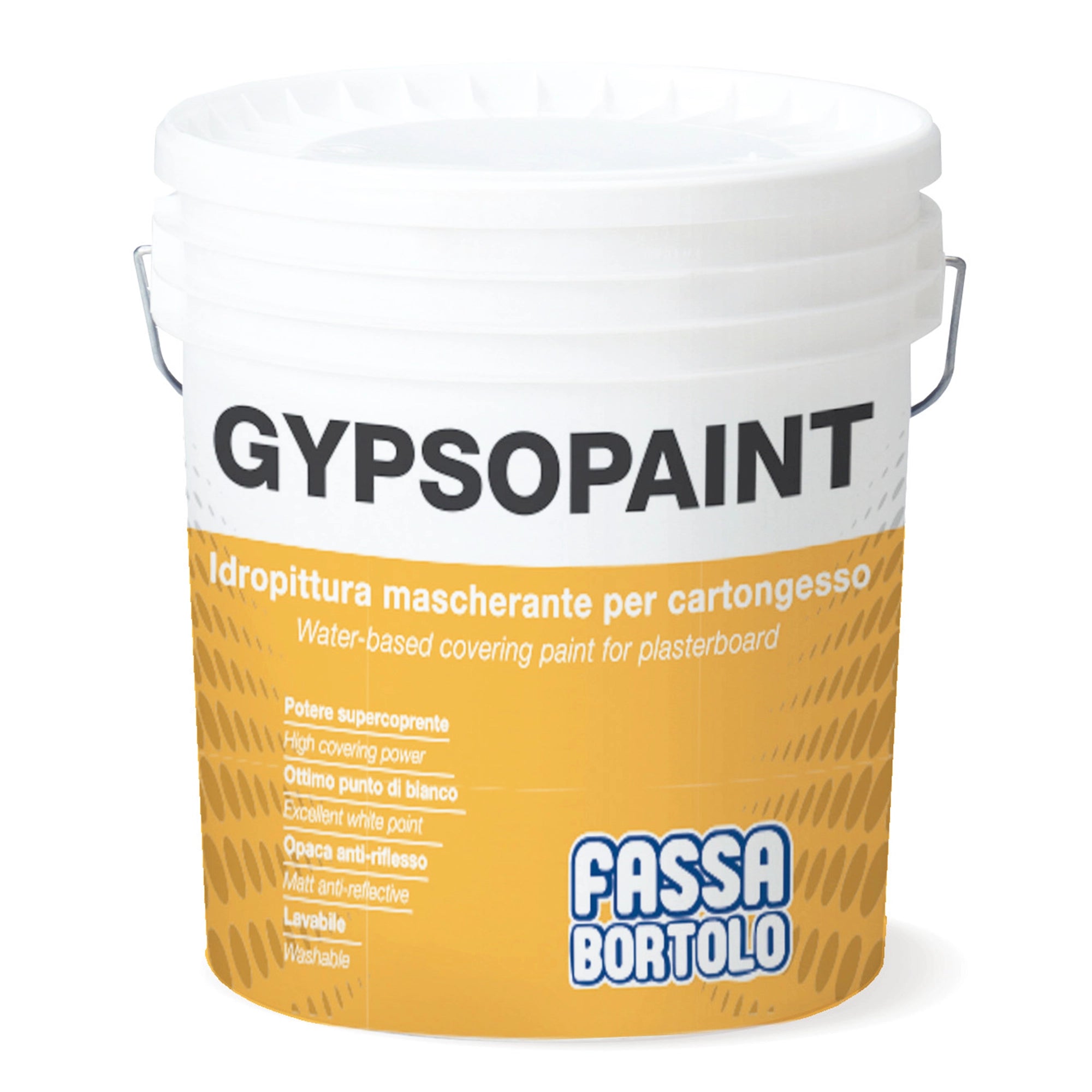 Wasbaar schilderen fassa gypsopap wit gipsplaat