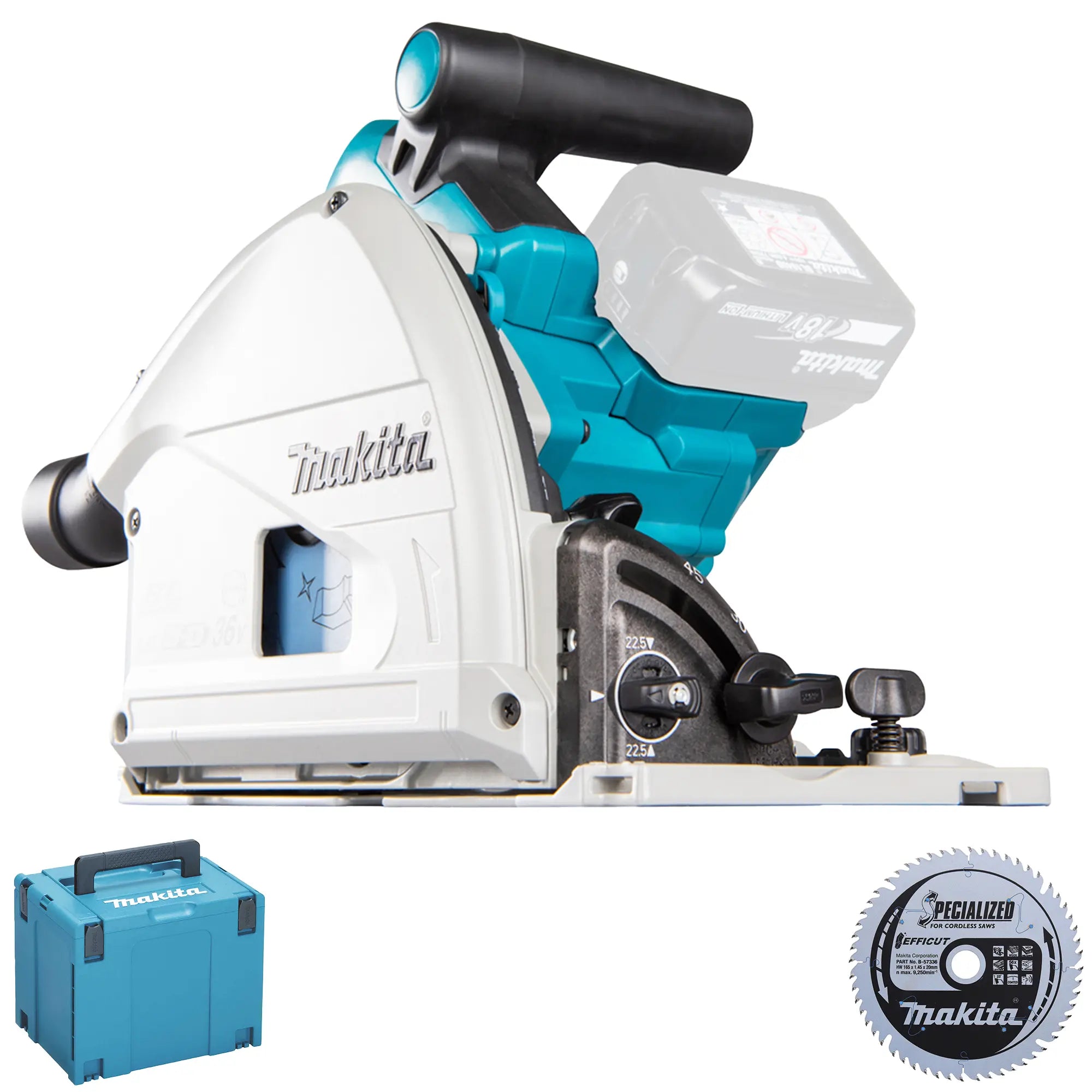 Sega Circolare Makita DSP600ZJ 18Vx2