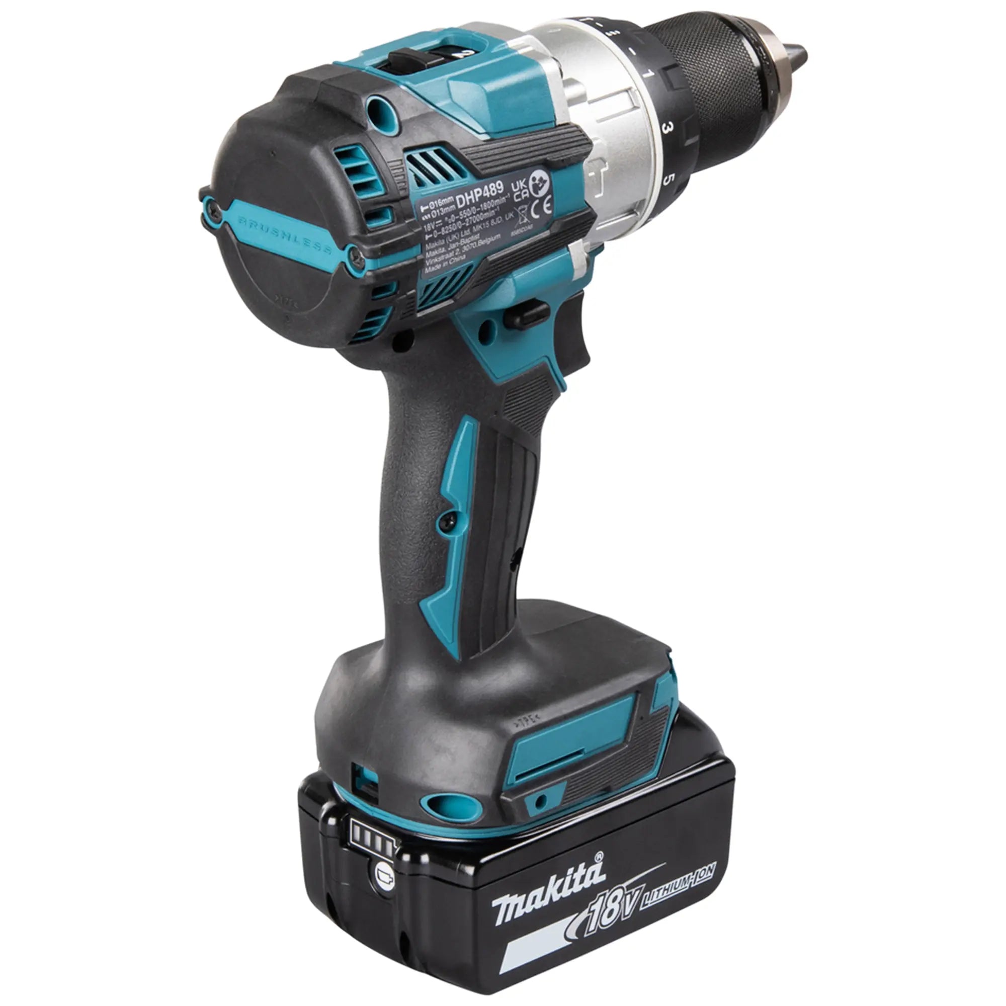 Trapano Avvitatore Makita DHP489RTJ 18V 5Ah