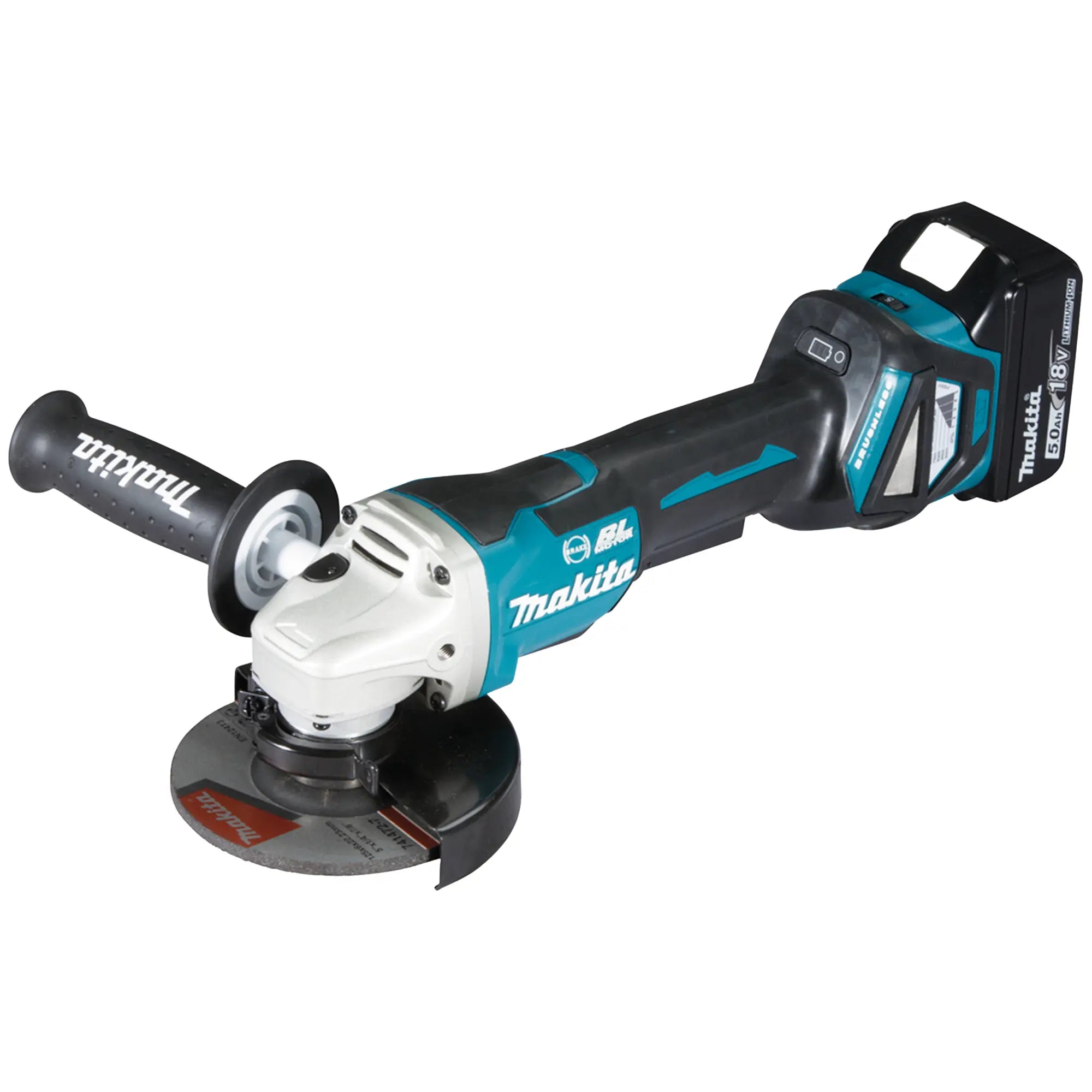 Smerigliatrice Makita DGA517RTJ 18V 5Ah