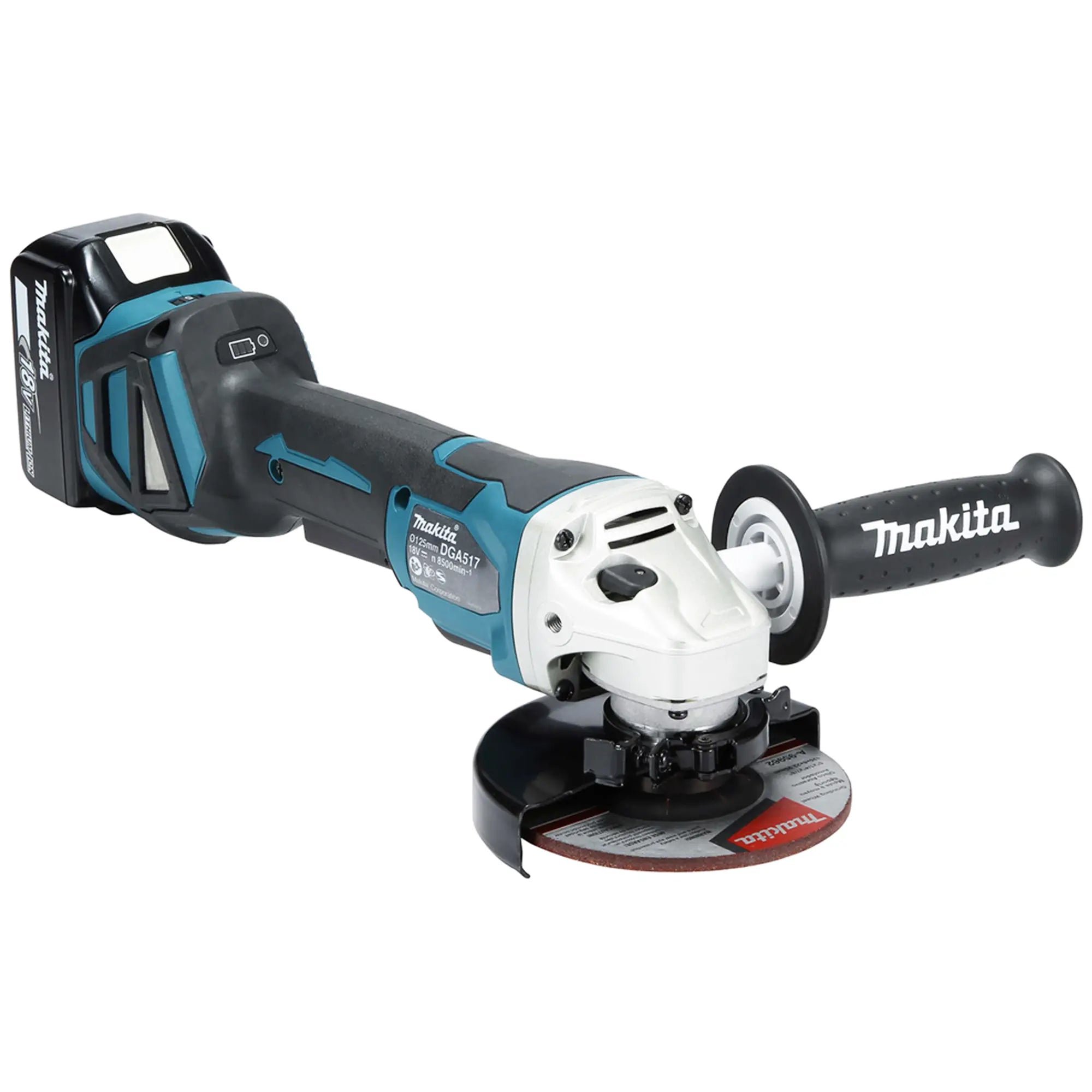 Smerigliatrice Makita DGA517RTJ 18V 5Ah