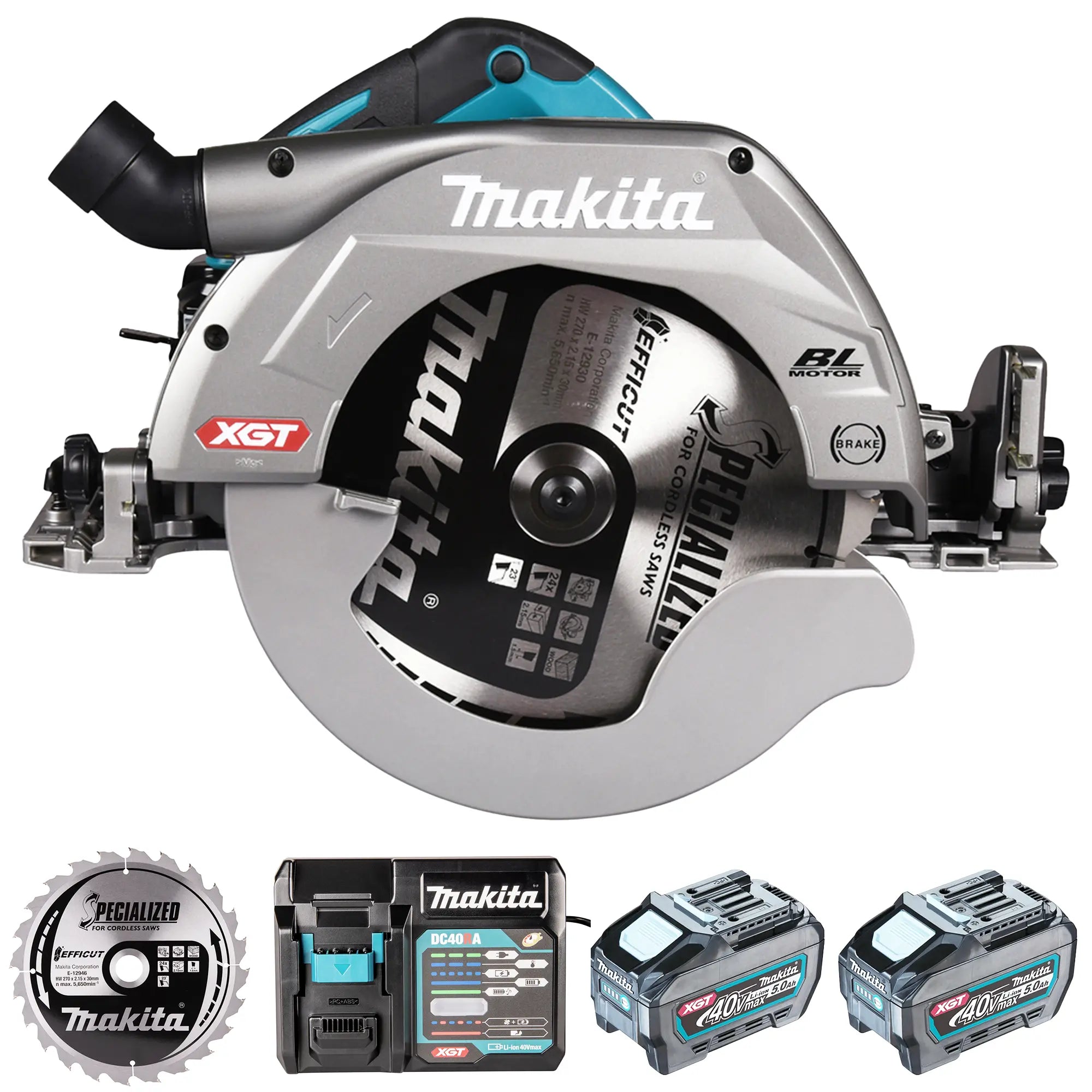 Sega circolare Makita HS011GT201 40V 5Ah