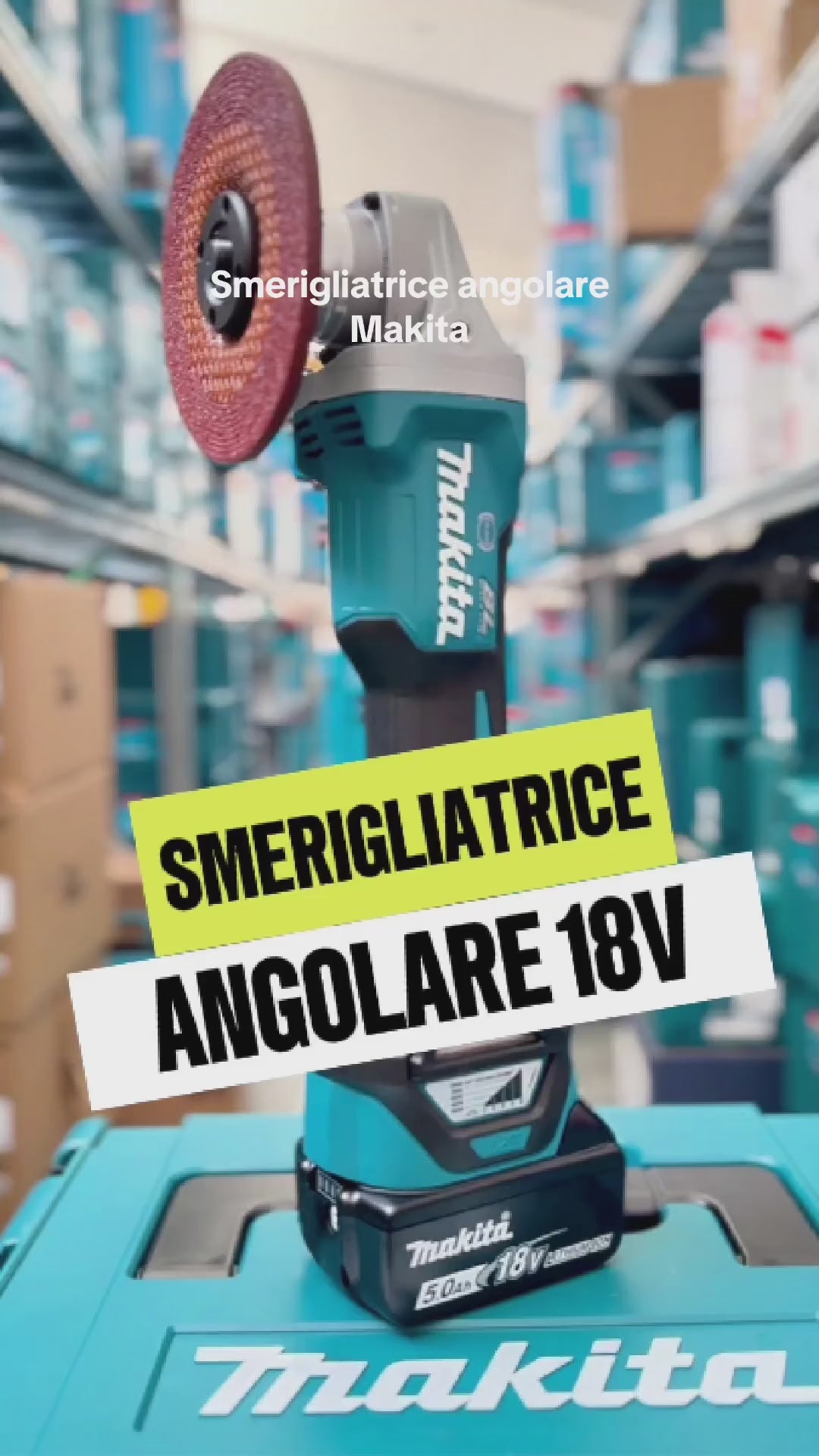 Smerigliatrice Makita DGA514ZJU 18V