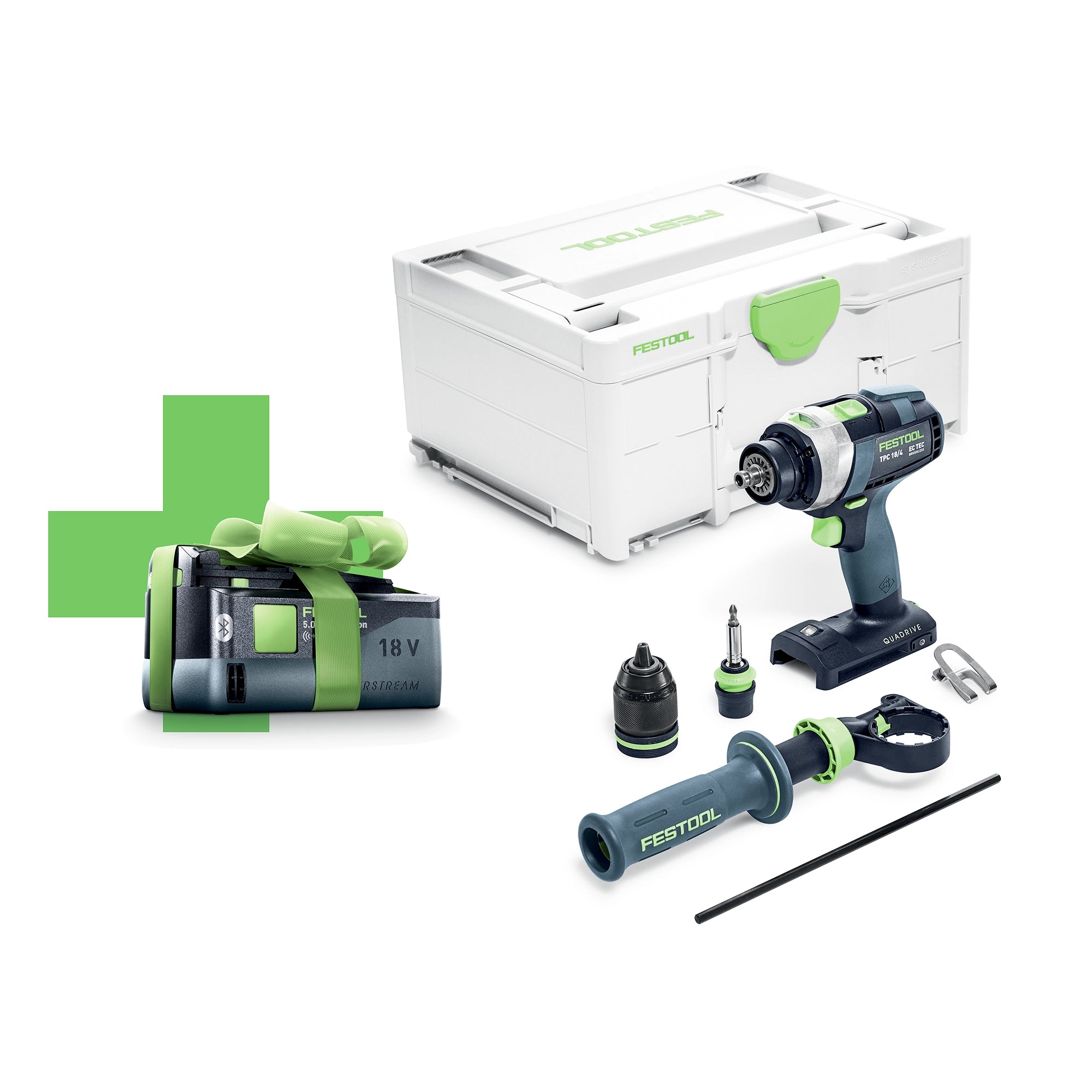 Avvitatore a percussione Festool TPC 18/4 I-Basic 18V 5Ah