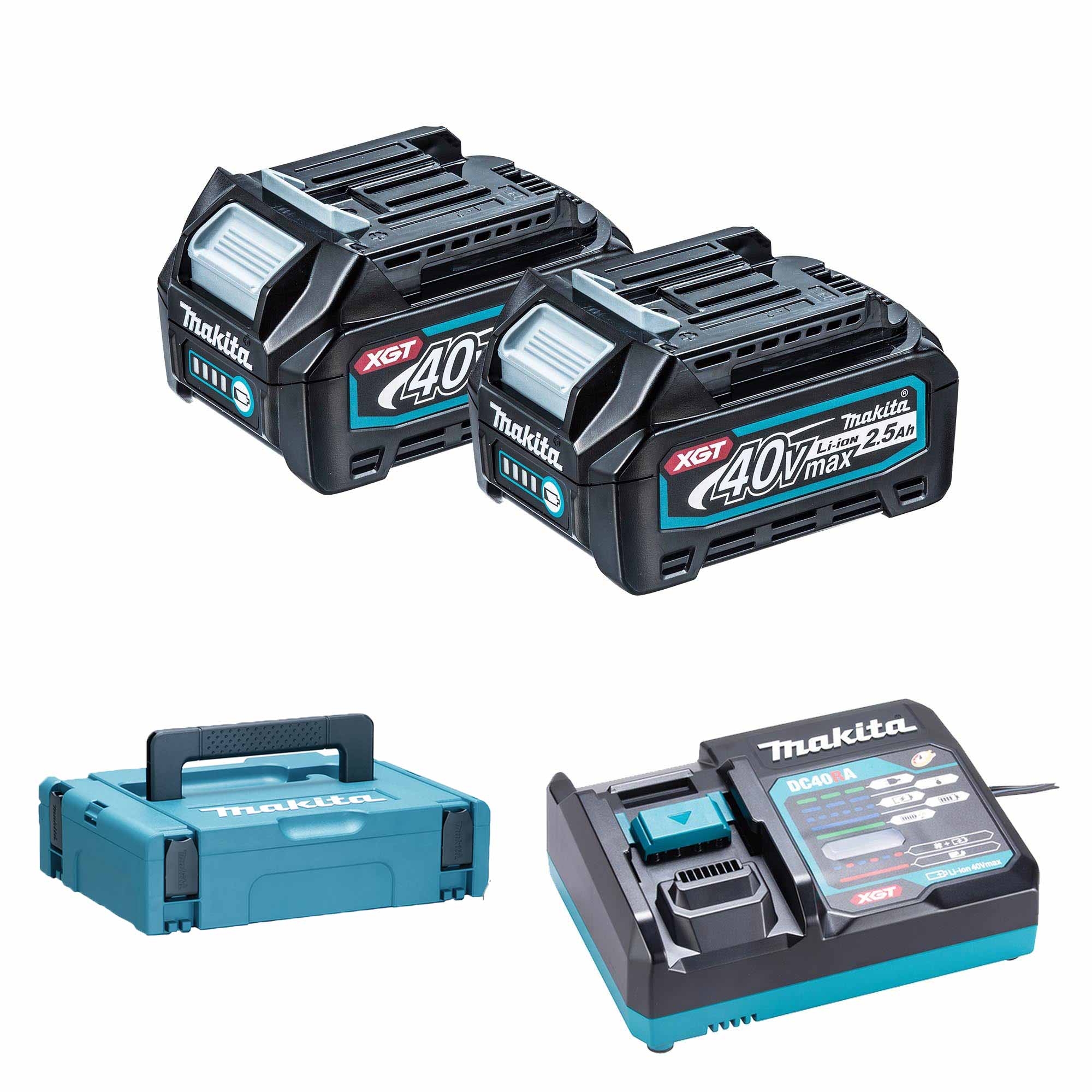 Kit Energy Makita XGT 191J81-6 40V 2,5Ah