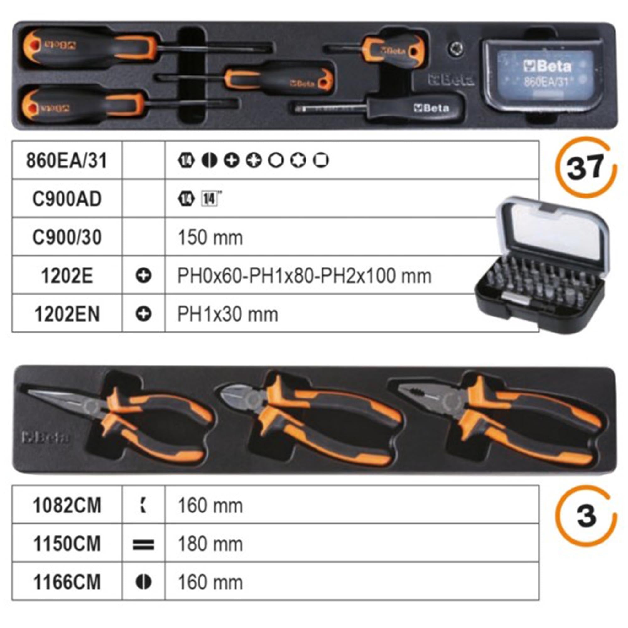 Cassetta Porta utensili Beta 2120L-E T91