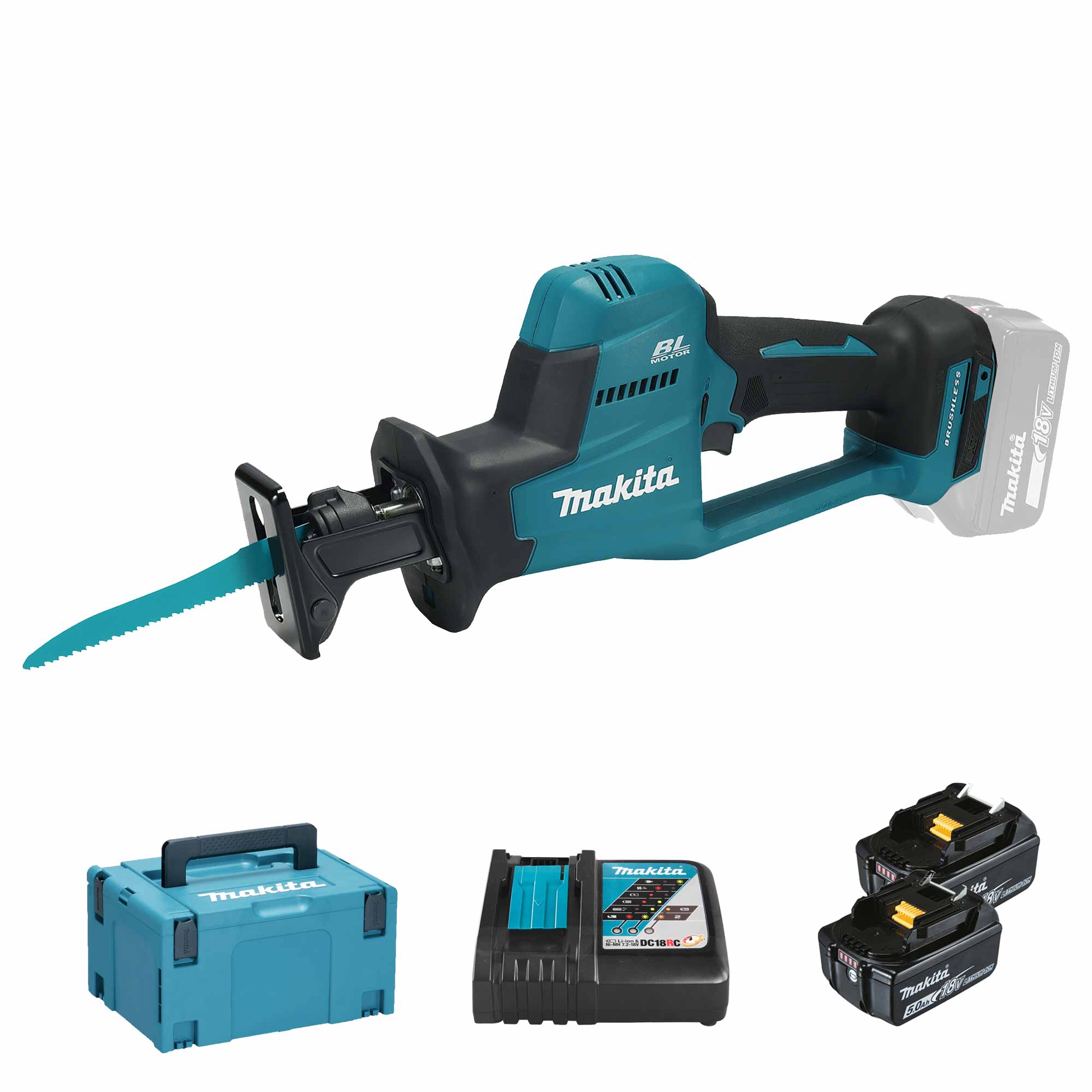 Seghetto diritto Makita DJR189RTJ 18V