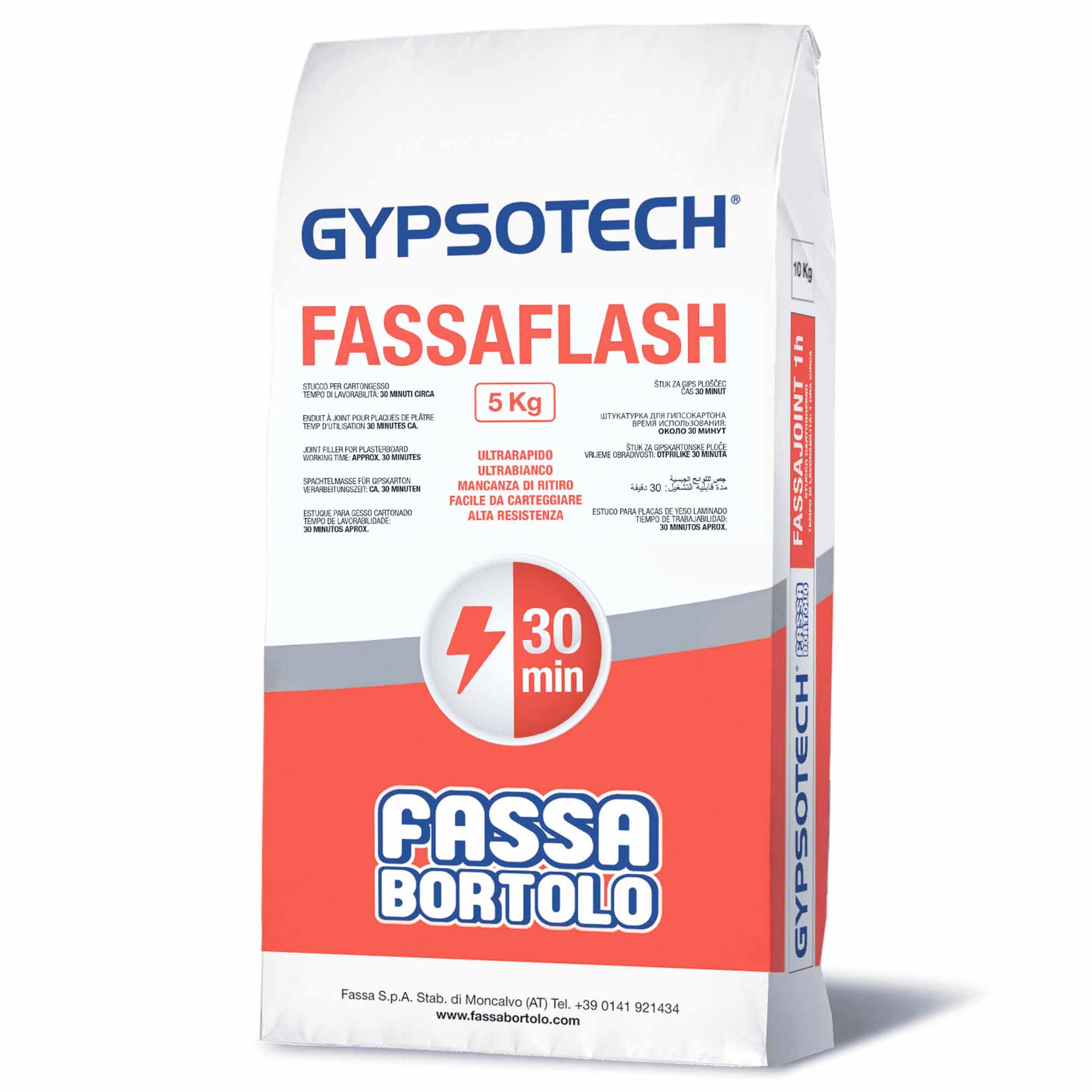 Stucco Cartongesso FassaFlash 5kg