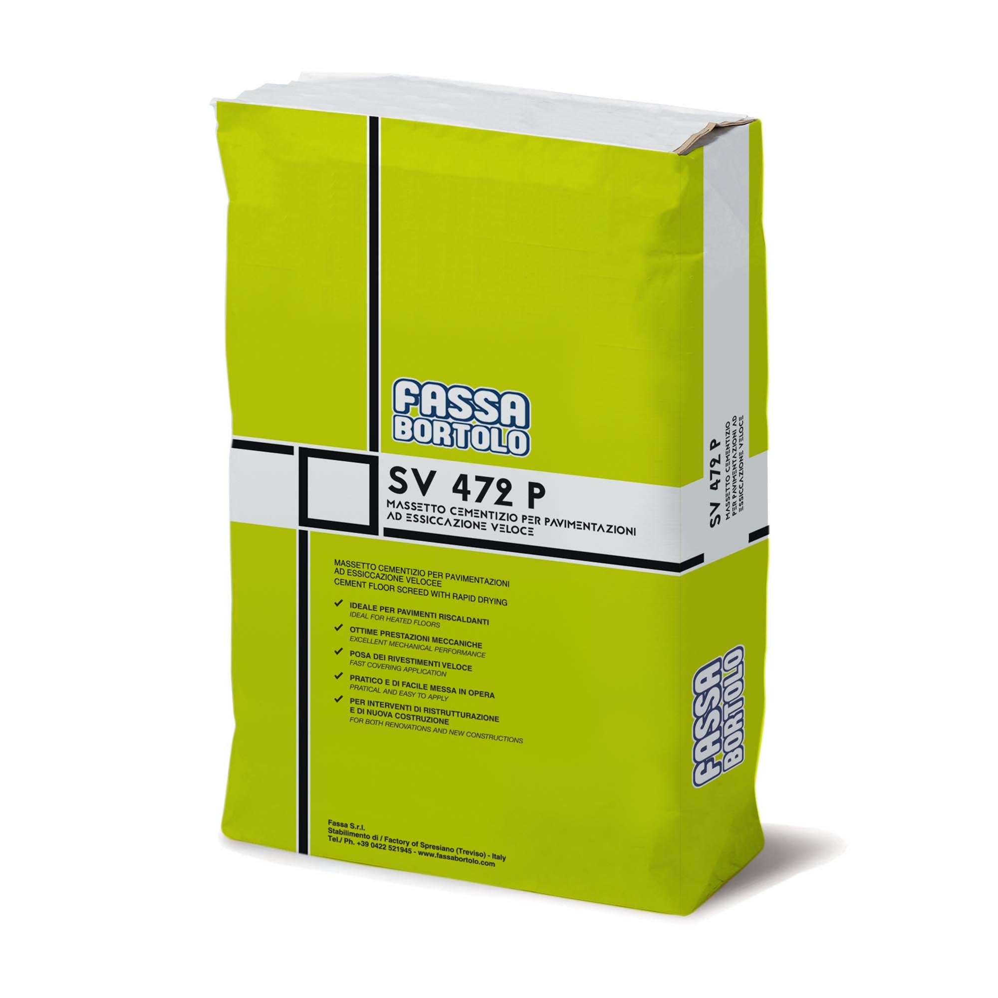 Massetto Rapido Fassa SV472P 25kg